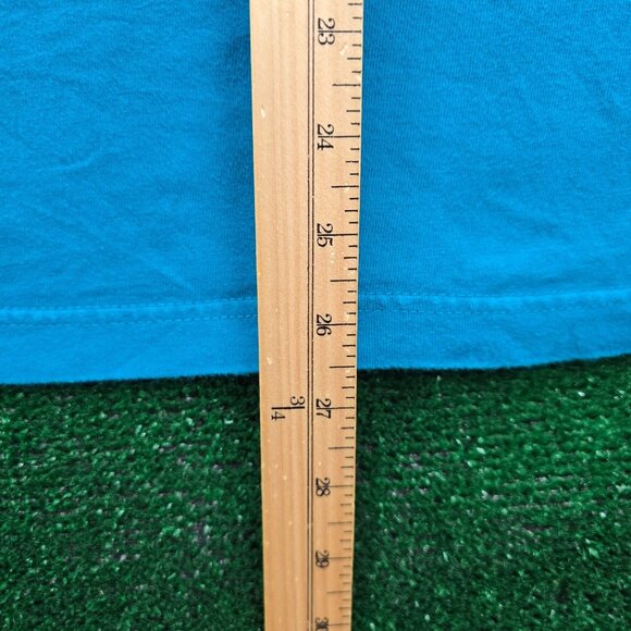 Chaps Ralph Lauren Tshirt Mens Large/XL Teal Vintage Y2k Summer Beach Casual - Picture 4 of 7